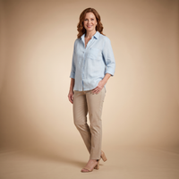Diane | Relaxed Long Sleeve Button-Up Blouse