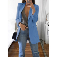 Gail | Tailored Longline Open Front Jacket