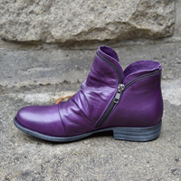 Marie | Chelsea Boots with Side Zip and Slouch Detail