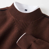 Mark | Textured Knit Mock Neck Sweater
