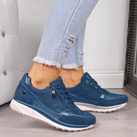 Michelle | Comfortable Lace-Up Platform Sneakers