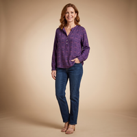Ruth | Timeless Vintage Print Blouse